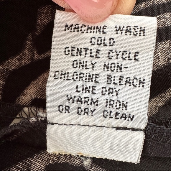 Talbots midi length dress, sleeveless & empire waisted,  cotton & spandex - Picture 12 of 12